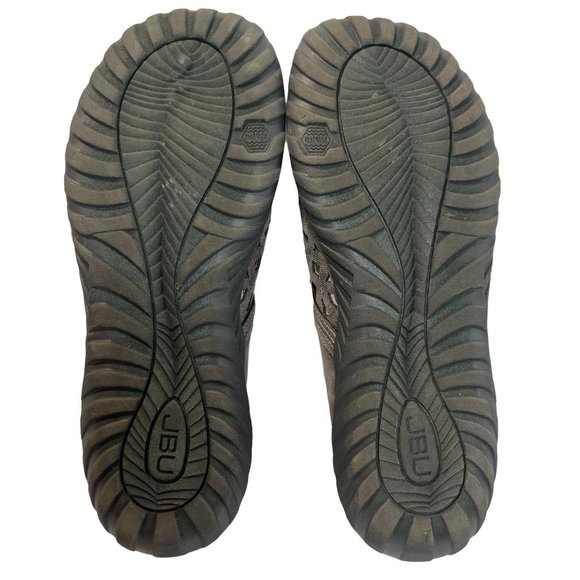 JBU By Jambu Womens Pecan Gunmetal Floral Cutout Slip On Loafer 9.5 - Picture 7 of 8